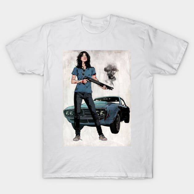 Live the ponygirl life and drive a mustang T-Shirt by YT-Penguin